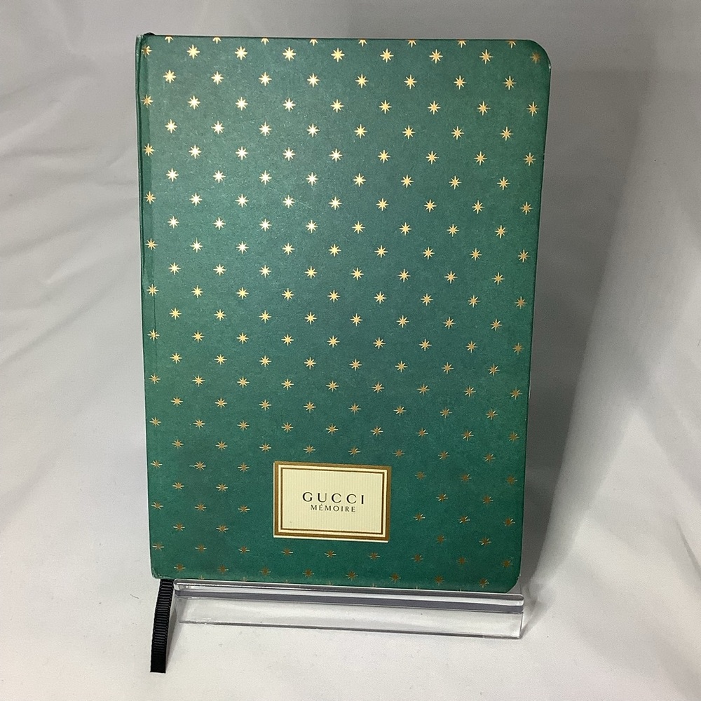 Gucci Memoire Green with Gold Stars Notebook